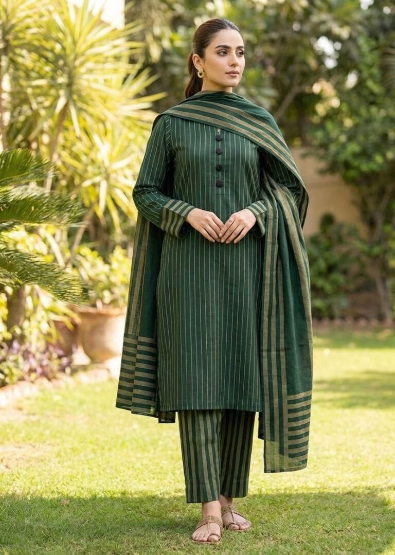 Multani Khaadi Susi 3-Piece Unstitched Winter Suit