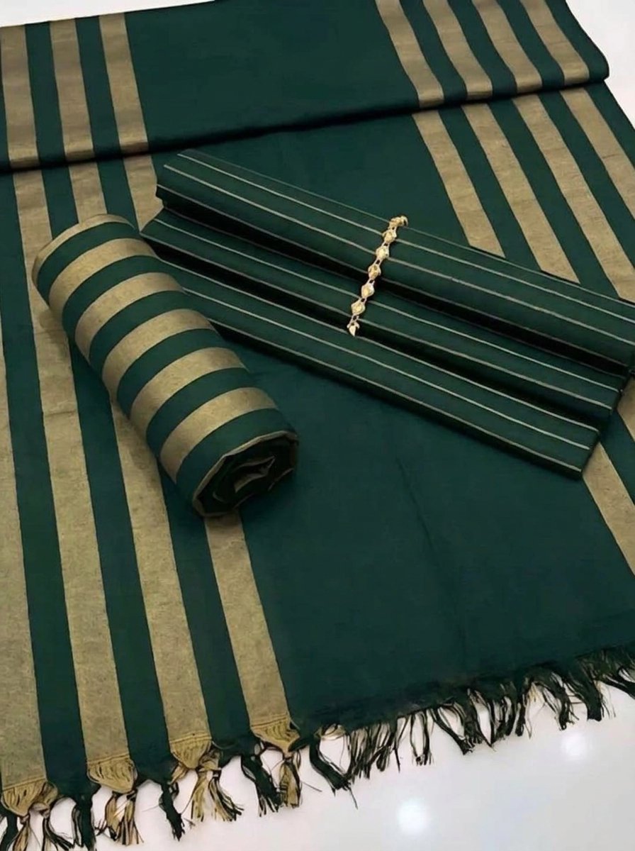 Multani Soft Khaddar Plain 3-Piece Suit