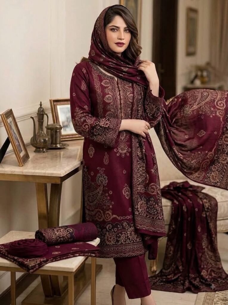 Pure Indian 72 Grade Kalamkari 3-Piece Unstitched Suit